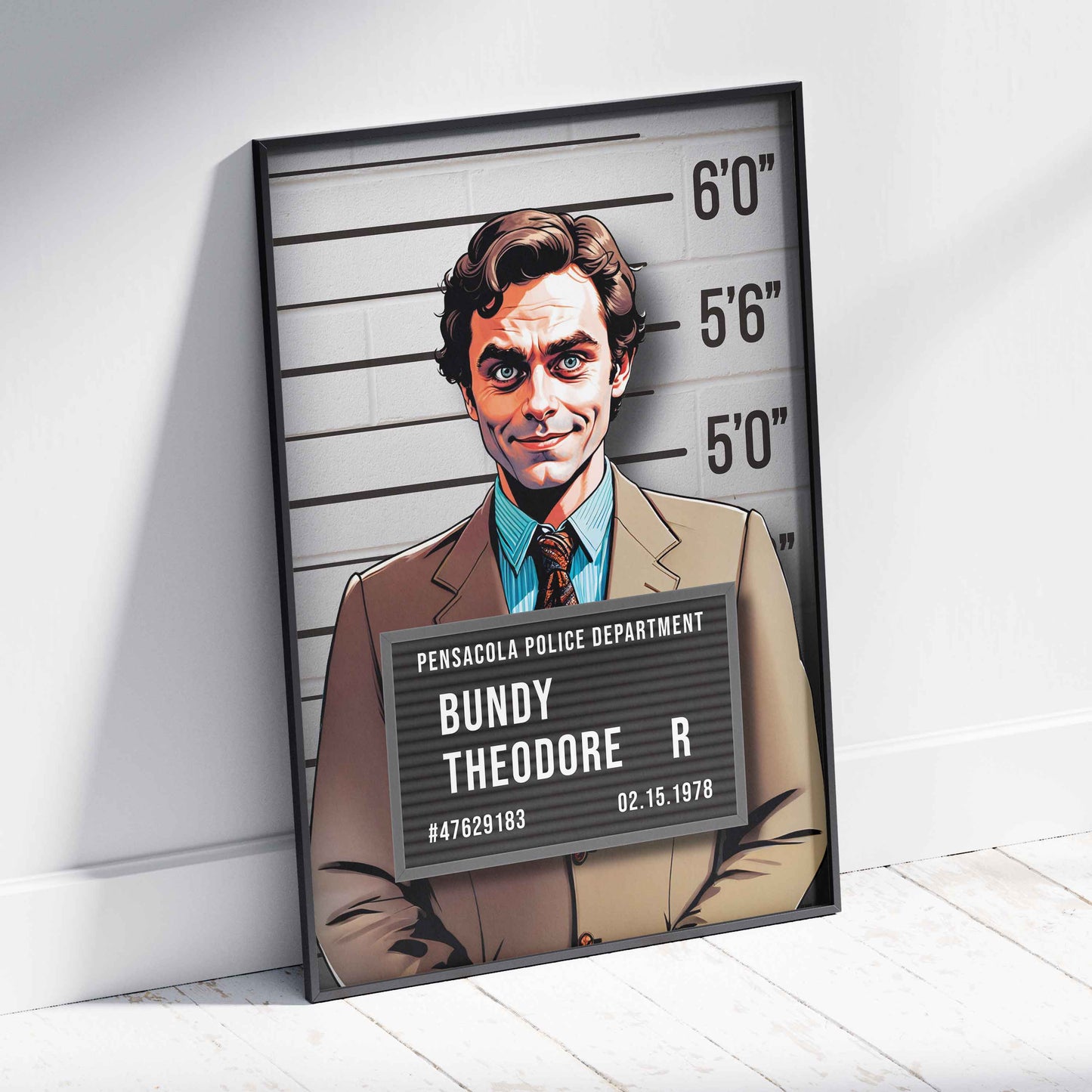 Ted Bundy Mugshot Poster