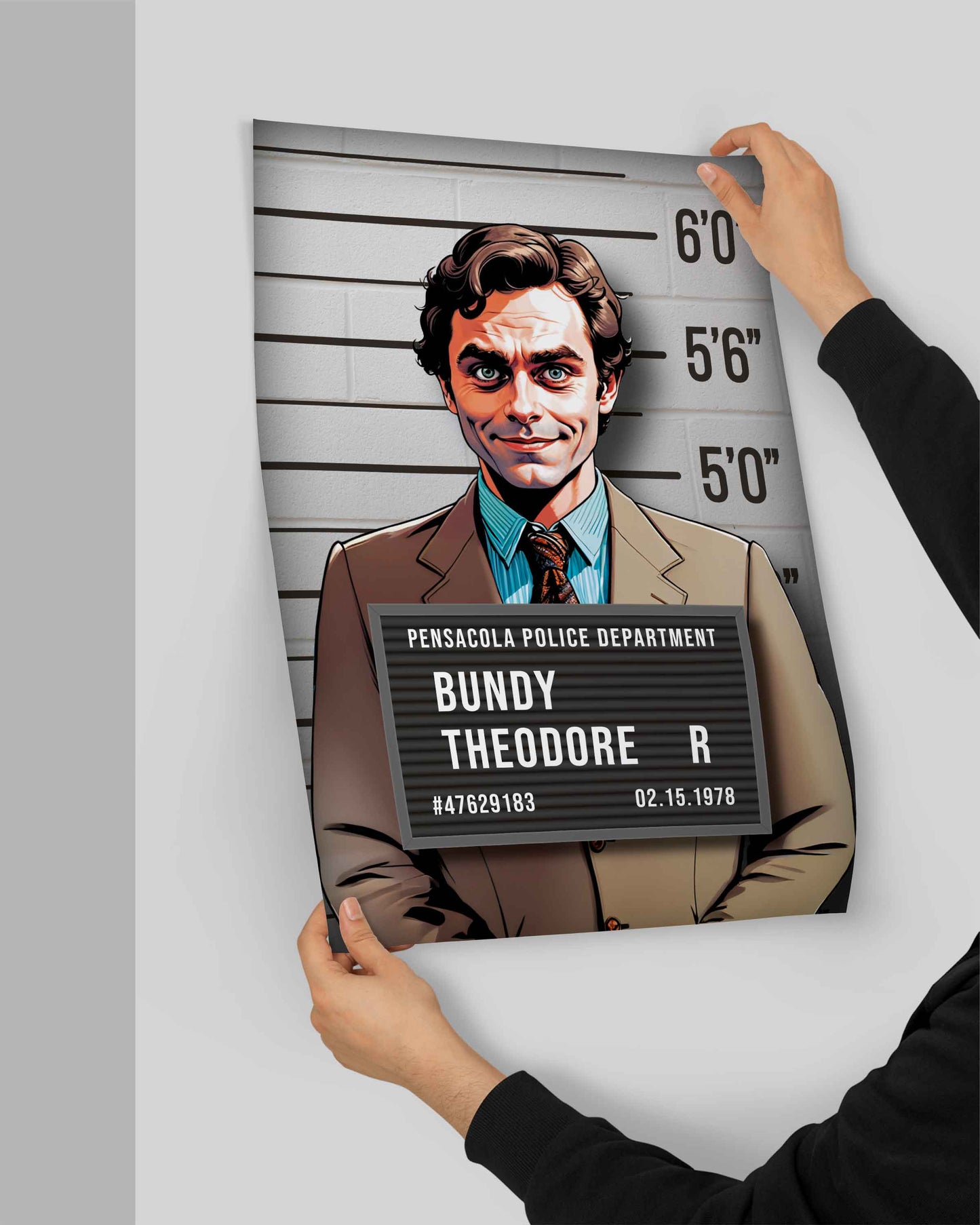Ted Bundy Mugshot Poster