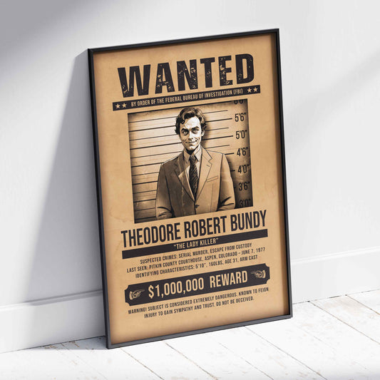 Ted Bundy Wanted Poster