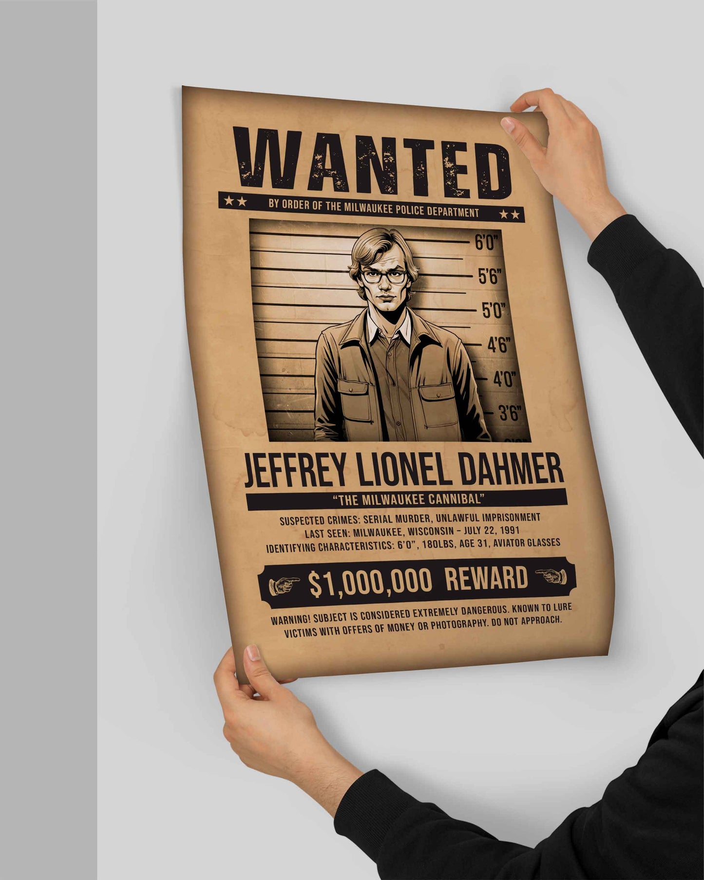 Jeffrey Dahmer Wanted Poster
