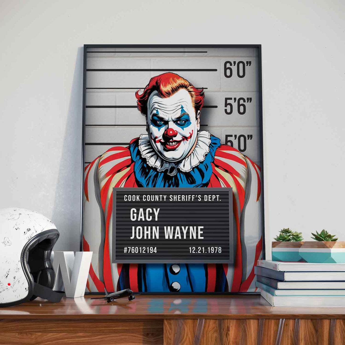 John Wayne Gacy Mugshot Poster