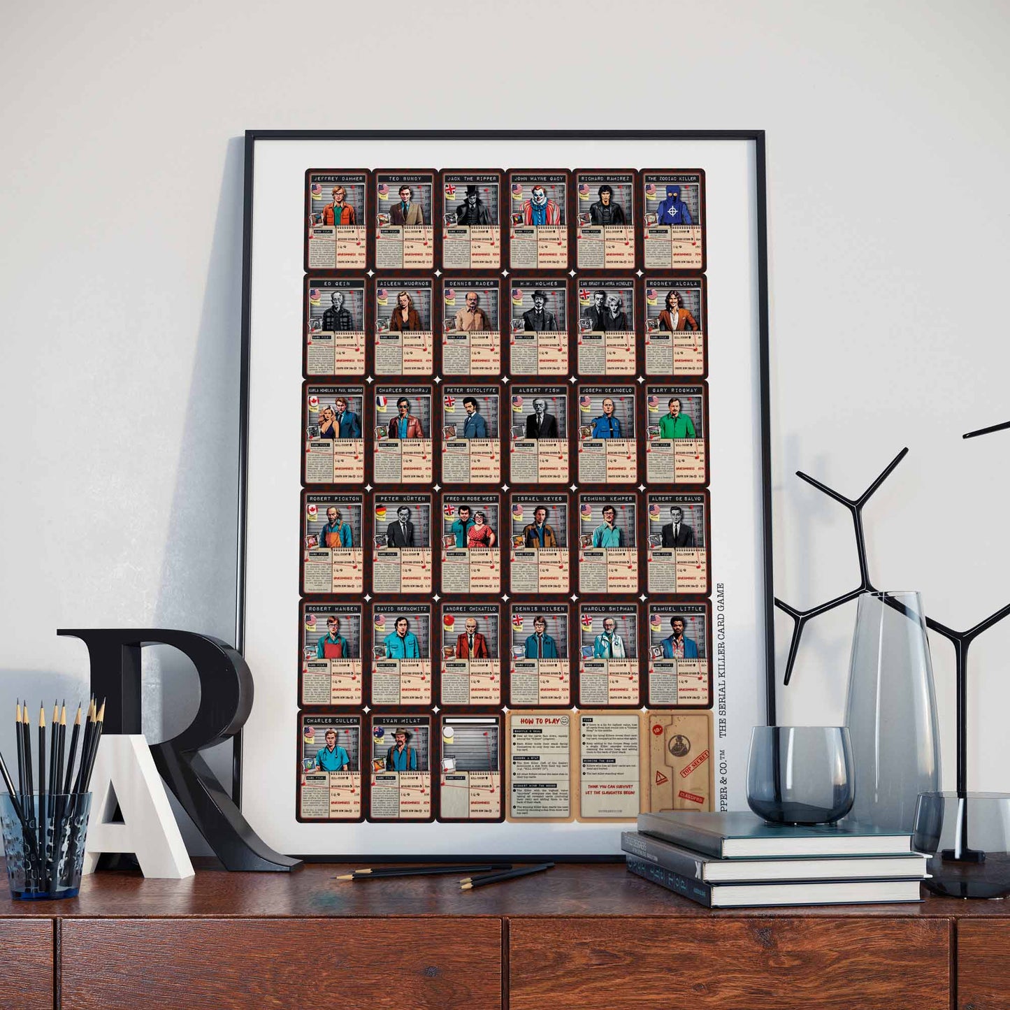The Serial Killer Card Game Poster