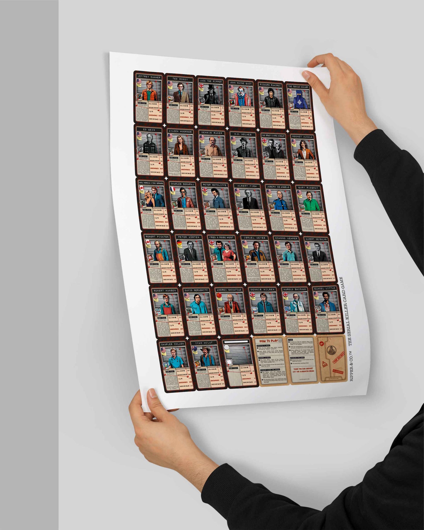 The Serial Killer Card Game Poster