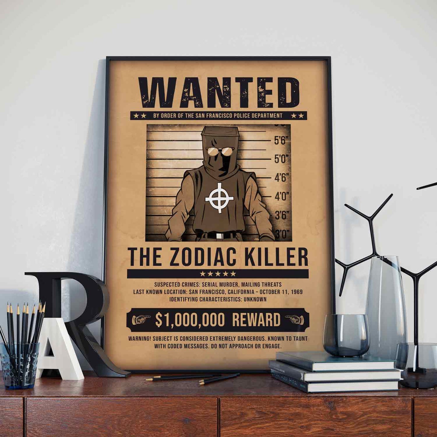 The Zodiac Killer Wanted Poster