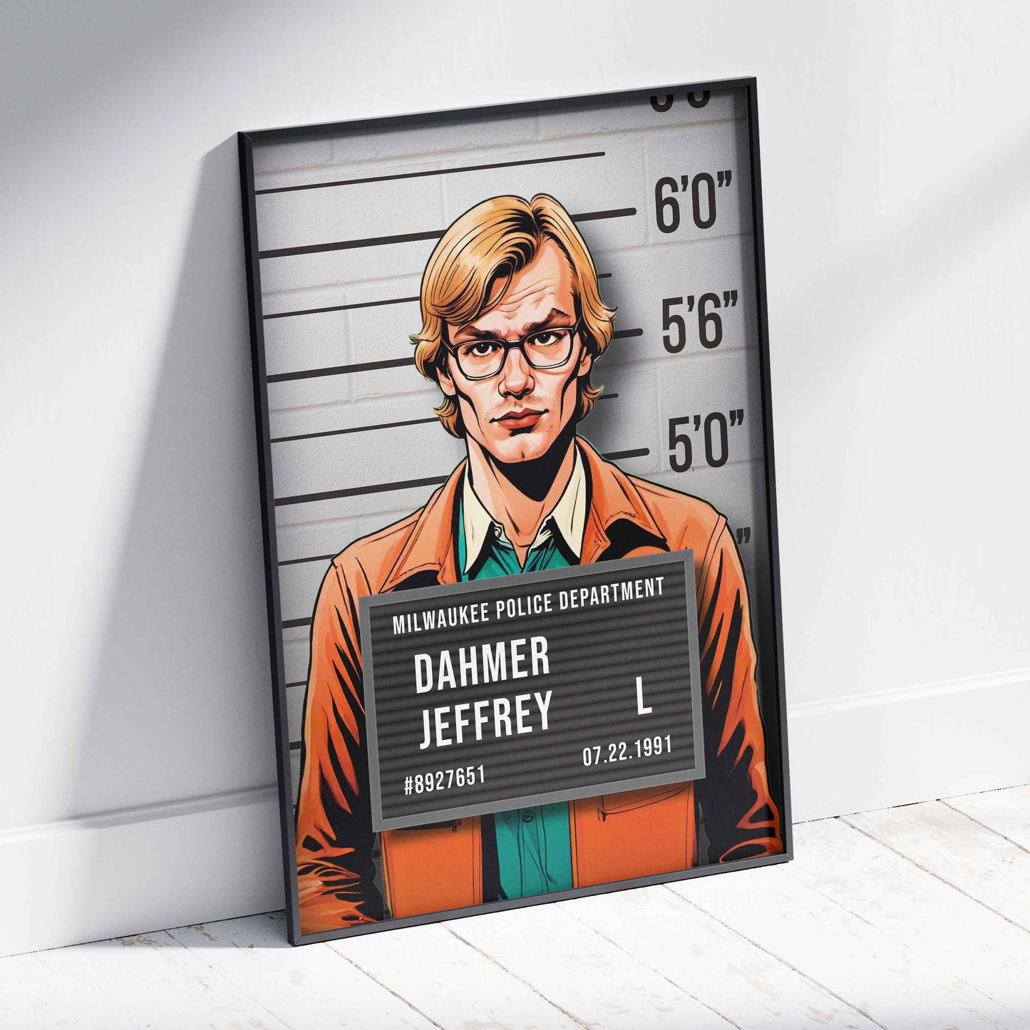 Jeffrey Dahmer Mugshot Poster