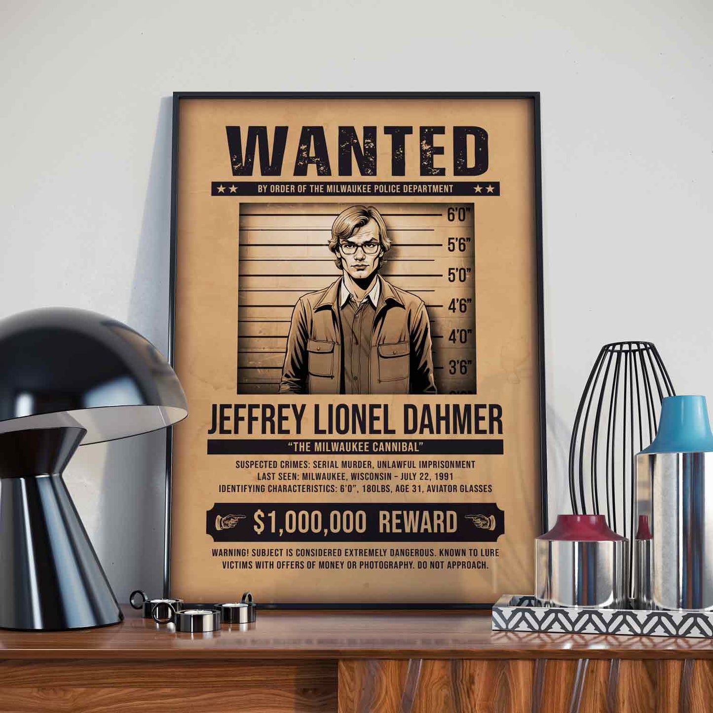 Jeffrey Dahmer Wanted Poster