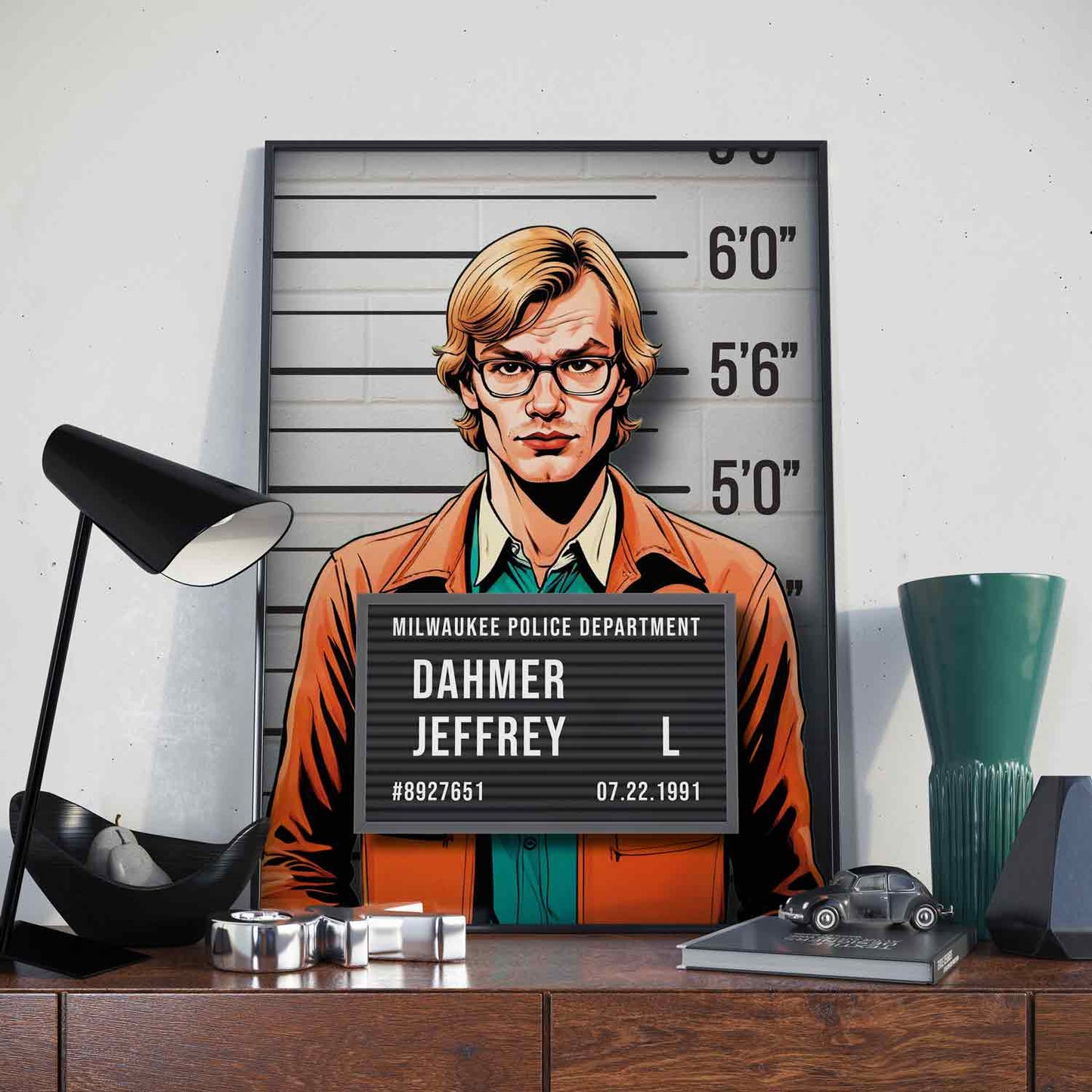 Jeffrey Dahmer Mugshot Poster