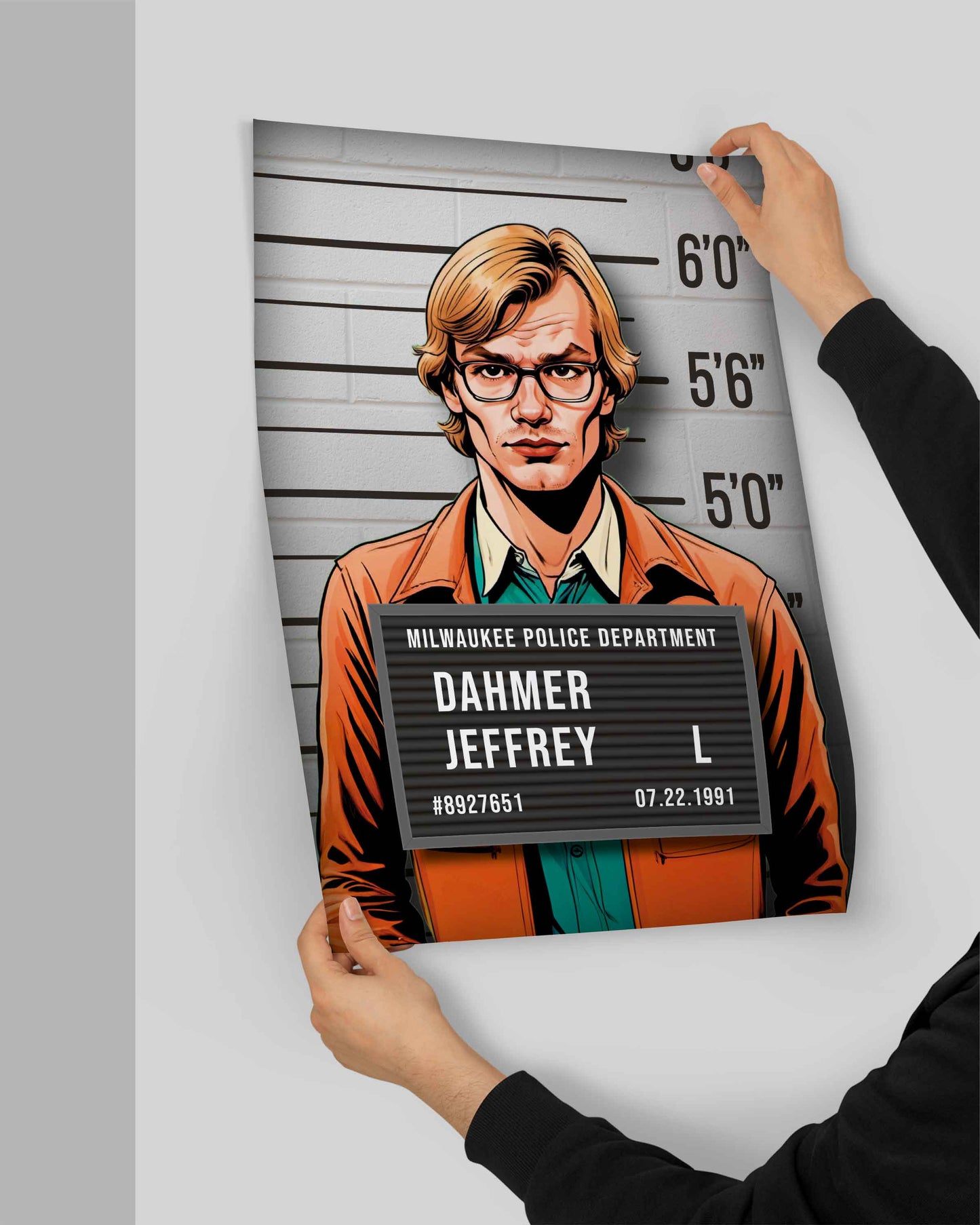 Jeffrey Dahmer Mugshot Poster
