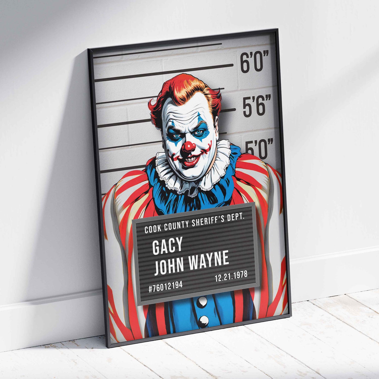 John Wayne Gacy Mugshot Poster