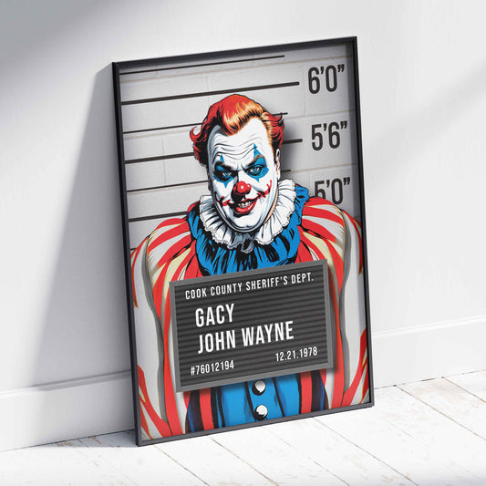 John Wayne Gacy Mugshot Poster