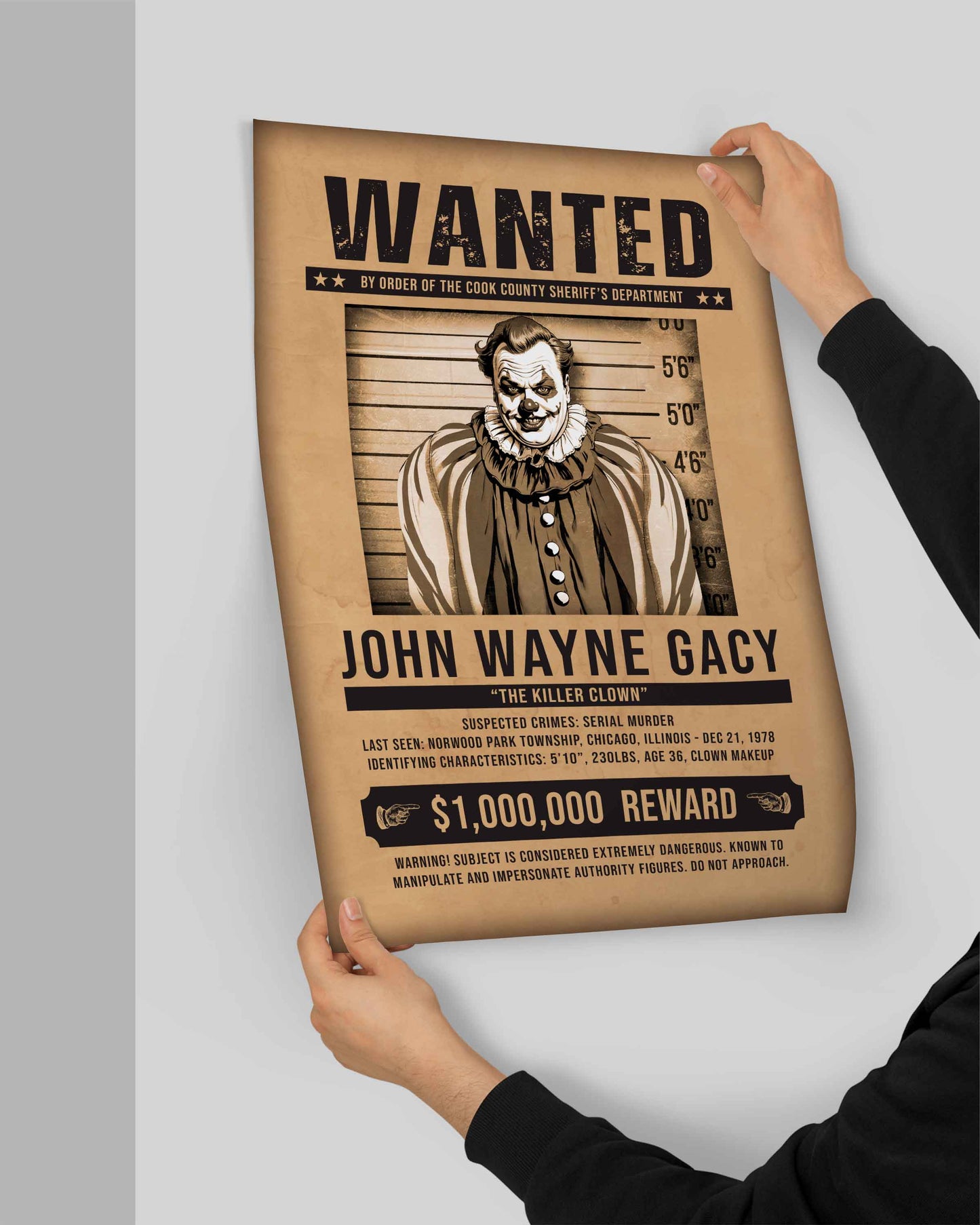 John Wayne Gacy Wanted Poster