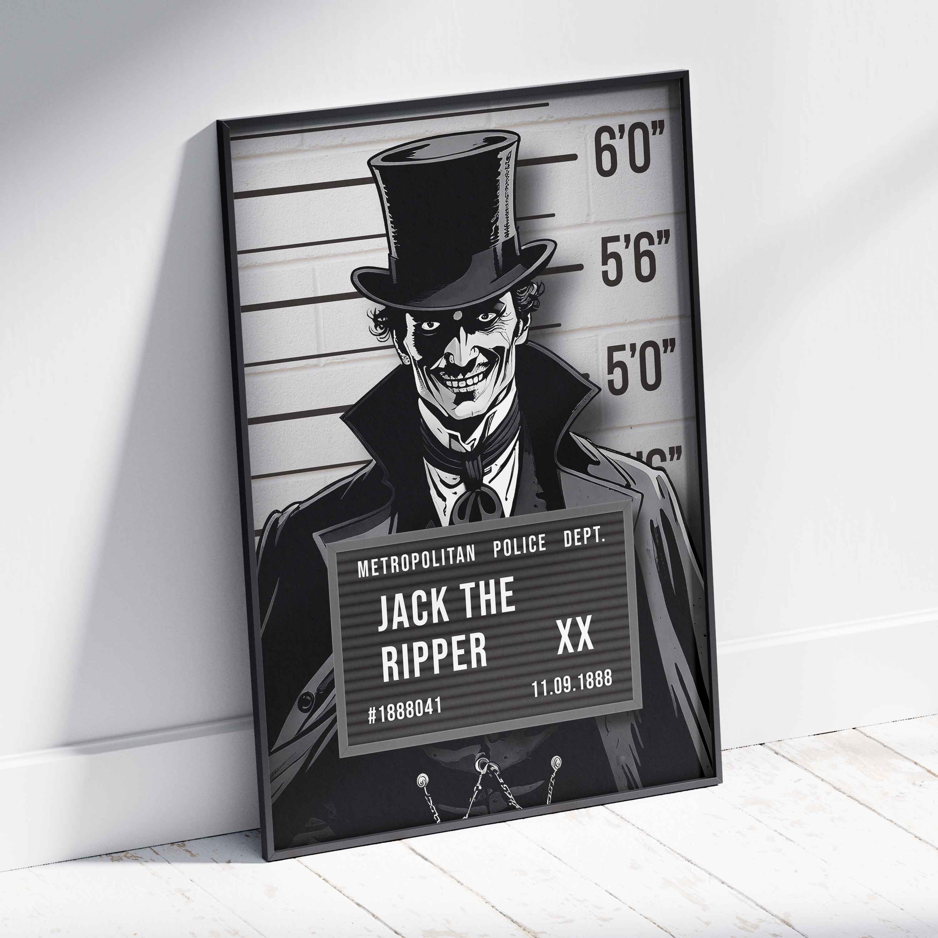 The O.co Ripper Jack The Ripper Mugshot Poster – Ripper & Co
