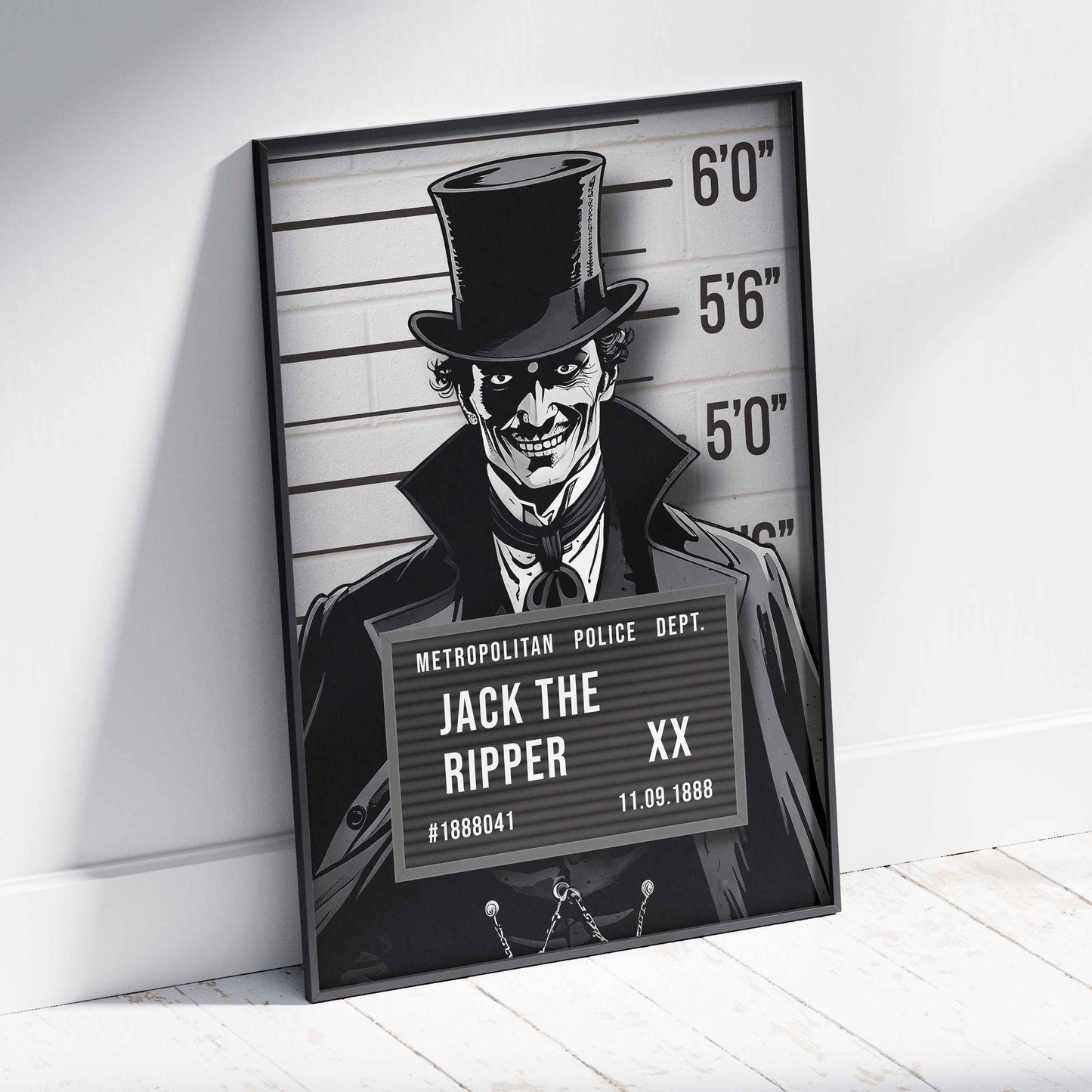 Jack The Ripper Mugshot Poster