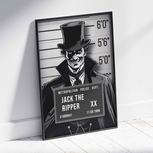 Jack The Ripper Mugshot Poster