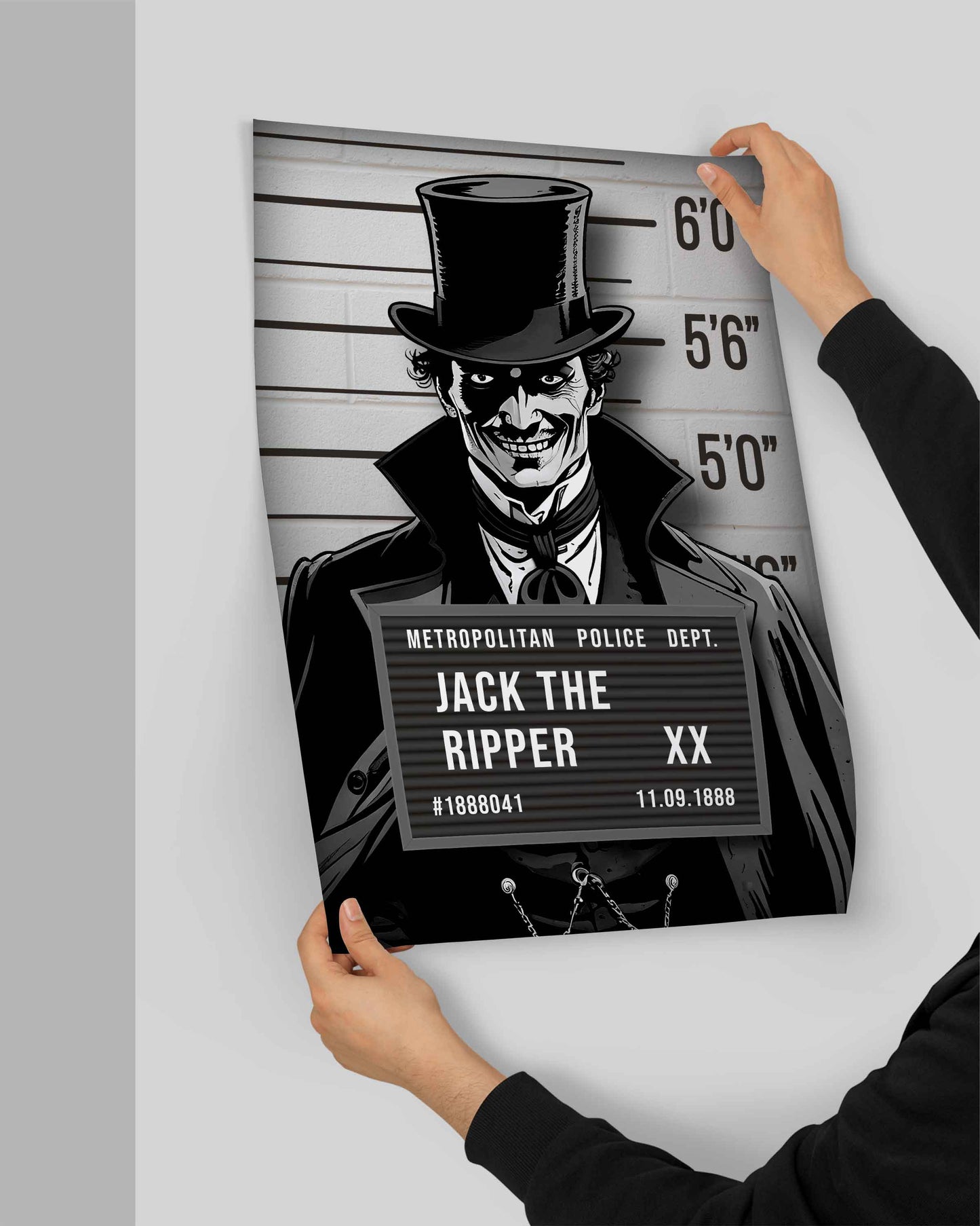 Jack The Ripper Mugshot Poster
