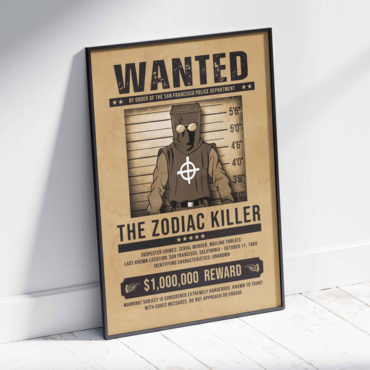 The Zodiac Killer Wanted Poster