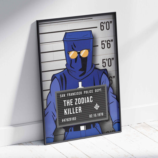 The Zodiac Killer Mugshot Poster