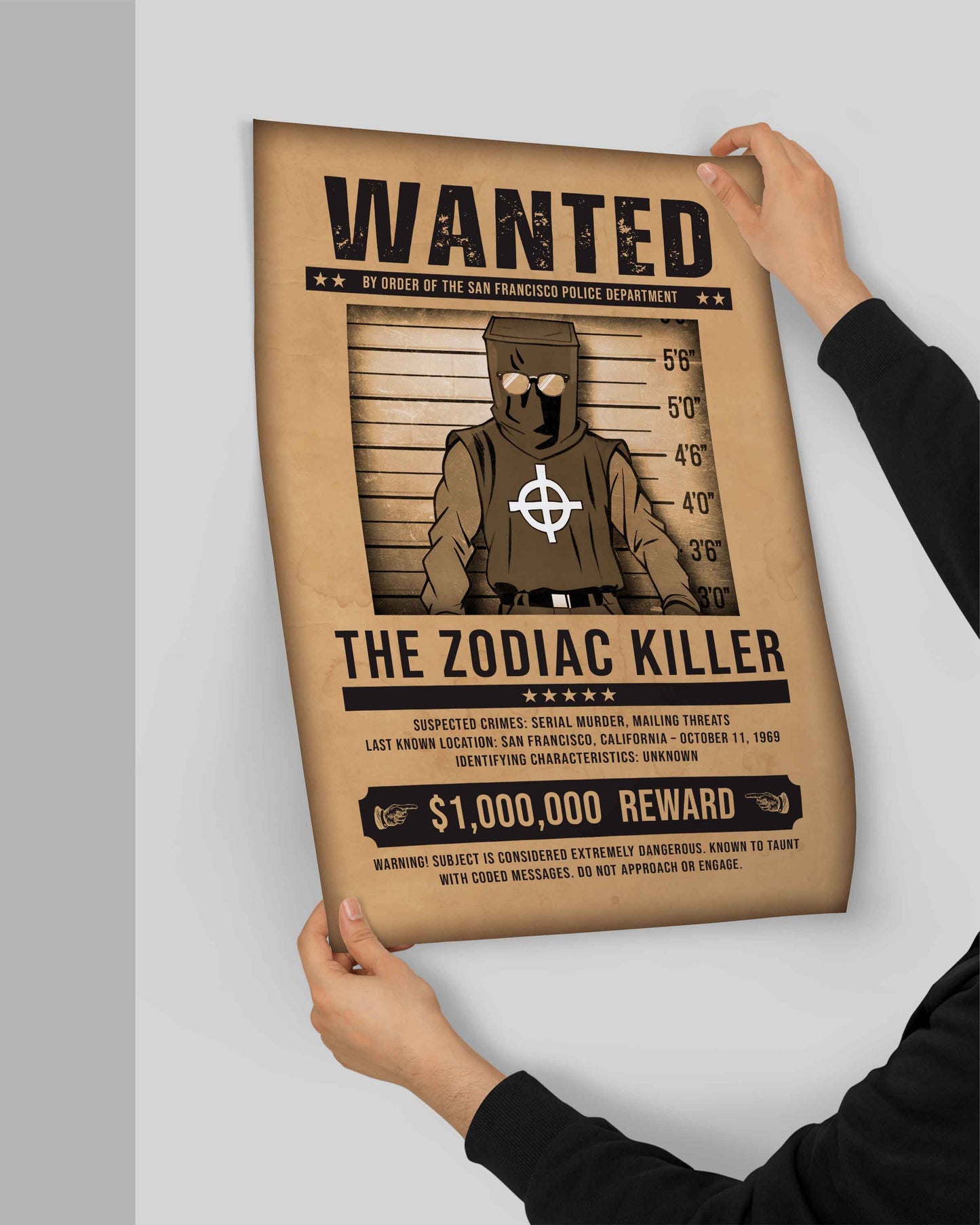 The Zodiac Killer Wanted Poster